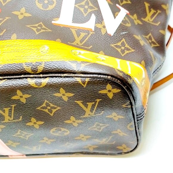 Louis Vuitton LV Tote Bag M40156 Neverfull MM Brown Monogram 4724792 - Picture 7 of 16